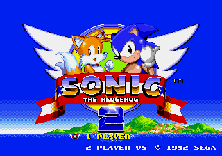 Sonic 2 XL (Hack) — Title screen